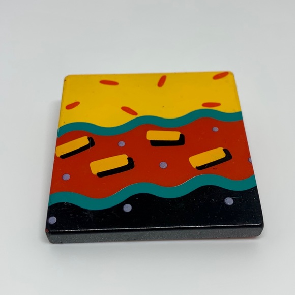 Vintage 80’s Mod Hallmark Geometric Pin Brooch - Picture 2 of 4